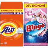 Alo 10 kg Toz Deterjan Bingo Mutlu Yuvam 10 kg Renkliler ve Beyazlar Için Toz Çamaşır Deterjanı - 20 kg