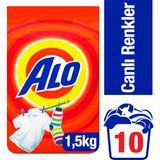 Alo 1,5 kg Toz Çamaşır Deterjanı Canlı Renkler
