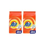 Alo 4 Kg Kar Çiçeği Ferahlğı Beyazlar Ve Renkliler Hızlı Çözülme Toz Deterjan x2 Adet