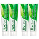 Aloe Dent Aloe Vera ile 3 Etkili Diş Macunu Florür ve SLS İçermeyen Doğal Beyazlık, 100 ml x 2 Adet (2 paketi)
