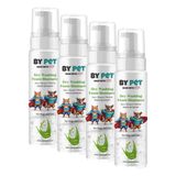 Aloe Vera İçerikli Kedi ve Köpek Kuru Yıkama Bakım Şampuanı Tüy Deri Bakım Köpüğü 200 Ml (4 paketi)