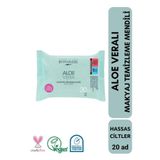 Aloe Veralı Makyaj Temizleme Mendili Hassas Ciltler 20 adet