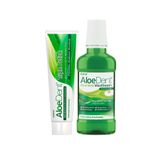 AloeDent Aloevera 3 Etkili Florür ve Sls İçermeyen 100 ml Diş Macunu + 250 ml Ağız Bakım Suyu