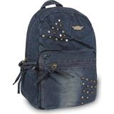 Alone Kot Sırt Çantası 5119 Soft Denim Yaz Çantası - Mavi