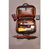 Alone Macbook Organizer Laptop Vegan Deri Evrak Çantası 15.4" & 15,6" Inç | 1005 Taba