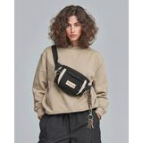 Alone Unisex Fonksiyonel Bel Çantası - Ayarlanabilir Omuz ÇANTASI-6060 - Siyah - Acı Kahve
