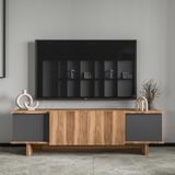 Alonex Diana 180 Cm Tv Ünitesi, Ceviz- Antrasit Tv Ünitesi