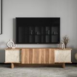 Alonex Diana 180 Cm Tv Ünitesi, Ceviz- Mermer Desenli Tv Ünitesi