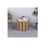 ALONEX HOME Azra Sepet-beyaz Zigon Sehpa Yan Sehpa 3'lü Sehpa, Ekonomik Sehpa, Dekoratif Sehpa, Modern Sehpa