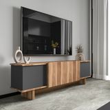 Alonex Home Dıana 180 Cm Tv Unıtesı , Cevız- Antrasıt Tv Unıtesı
