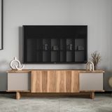 Alonex Home Diana 180 cm Tv Ünitesi , Ceviz- Dolunay Tv Ünitesi - Ceviz - Krem