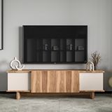 Alonex Home Diana 180 Cm Tv Ünitesi , Ceviz- Dolunay Tv Ünitesi Ceviz