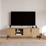 Alonex Home Tarz Full Yunus 150 Cm Tv Ünitesi Tv Sehpası Raflı Tv Ünitesi Konsol Kahverengi