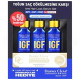 Alopecia IGF ve Procapil İçerikli Saç Serumu 30 ml 3'lü + Dermaroller Hediyeli