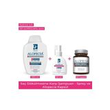 Alopecia Kadın Procapil Ve Igf Içerikli Saç Dökülmesine Karşı Şampuan & Sprey & 60 Kapsül Seti