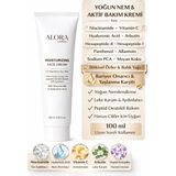 Alora Nature Yoğun Nemlendirici Yüz Kremi 100 ml – Cilt Bariyer Destekleyici, Niacinamide & Hyaluronik Asit