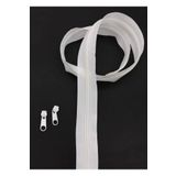 ALOTUHAFİYE BEYAZ METRELİK 10 metre (20 Başlık) FERMUAR
