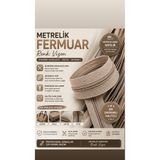 ALOTUHAFİYE VİZON METRELİK FERMUAR 5 metre 10 kurüsör