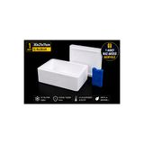 Alovia Strafor Kutu 30x21x11 cm Köpük Kutu EPS Soğuk Taşıma ve Paketleme Kutusu 1 Adet Buz Aküsü Hediye