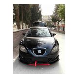 aloyes oto aksesuar ve yedek parça 4 Parça Seat Leon Universal Ön Tampon Lip Piano Black | Kırmızı Siyah Beyaz Mavi Sarı Gri