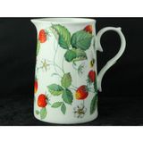 Alp Çilek Pint 13CM Sürahi 3/4lt Çapxyükseklik 5 1/8" Boyunda 1. Sınıf Hediyelik Eşya 1 Adet - Beyaz