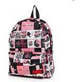 Alp Collection Bybag Blackpink Kpop Baskılı 2 Cepli Sırt Okul Çantası - Siyah