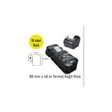 Alp Etiket 80MM 40M 1.kalite Termal Kağıt 50 Rulo
