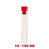 Alp in Alpes Deney Tüpü 16x100 Mm / Plastik (100 Adet) - Dibi Yuvarlak Kapaklı