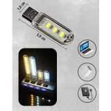 Alp in Alpes Taşınabilir Mini Usb Led Lamba 3 Led Beyaz 5730 Smd Kamp Stick Led