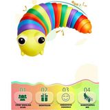 Alp Kids Tırtıl Oyuncağı Küçük Boy 15 cm