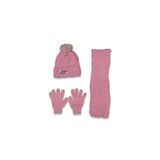 Alp Model Be Yourself Nakışlı İçi Polarlı Bere Atki Eldiven Set Kız Çocuk Set 8-12 Yaş
