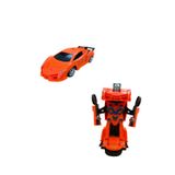 Alp Model Sesli Işıklı Robota Dönüşen Çarp Dön Robot Araba 22 Cm