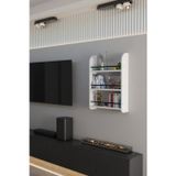 Alpa Ev Mobilya Modern Ahşap 3 Katlı 90 cm Çalışma Odası Kitaplık Rafı - Duvar Tipi Montessori Kitap Düzenleyici