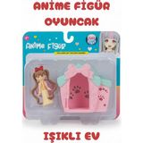 Alpa Store Anime Figür Oyuncak Işıklı Ev - Kahverengi