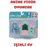 Alpa Store Anime Figür Oyuncak Işıklı Ev - Mavi