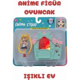 Alpa Store Anime Figür Oyuncak Işıklı Ev - Sarı