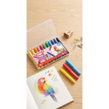 ALPA STORE FATİH SILKY GEL CRAYONS JEL MUM BOYA 12'Lİ ÇEVİRMELİ MEKANİZMALI