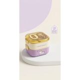 Alpa Store Fixpoint 1300 ml Double Lunch Box Paslanmaz Çelik 2 Katlı Beslenme Yemek Kabı Çatal Kaşık Yemek Kutusu Sefer Tası - Mor