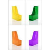 ALPA STORE OPS MG 101 MAGAZİNLİK 4'LÜ SET A4 DEMONTE PLASTİK DİKEY KLASÖR ARŞİV KUTUSU ORGANİZER SAKLAMA