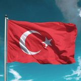 Alpaka Aplike Baskılı Türk Bayrağı 3 Metre x 4,5 Metre Türk Bayrak