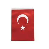Alpaka Turk Bayragı 40X60 Cm