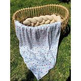 Alpar Tekstil 120x120 cm Yıldız Bambu Müslin Örtü Battaniye