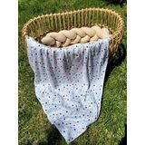 Alpar Tekstil 120x120 cm Yıldız Bambu Müslin Örtü Battaniye