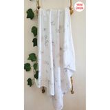Alpar Tekstil Outlet Ürün Pamuklu Yumuşacık Çift Katlı Penye Kız- Erkek Bebek Kundak Battaniyesi /fare-fil