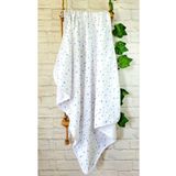 Alpar Tekstil Pamuklu Yumuşacık Penye Kız-erkek Yenidoğan-bebek Kundak Battaniyesi 75x90cm /mavi Yıldızlı