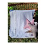 Alpar Tekstil Peluş Welsoft Bebek Battaniyesi Çift Taraflı-katlı 75x90cm Yıldızlı/ Beyaz