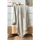 Alpar Tekstil Peluş Welsoft kışlık-Baharlık Çift Taraflı katlı kız-erkek Bebek Battaniyesi BEJ