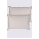 Alpateks Home %100 Pamuklu Akfil 50x70cm Yastık Kılıfı 2'li (Gizli Fermuarlı)