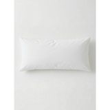 Alpateks Home 50X90CM %100PAMUKLU Saten Yastık Kılıfı Uzun Gizli Fermuarlı Yumuşak Dokulu Yastık Kılıfı 2ADET - Beyaz