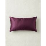 Alpateks Home 50X90CM %100PAMUKLU Saten Yastık Kılıfı Uzun Gizli Fermuarlı Yumuşak Dokulu Yastık Kılıfı 2ADET - Mürdüm
